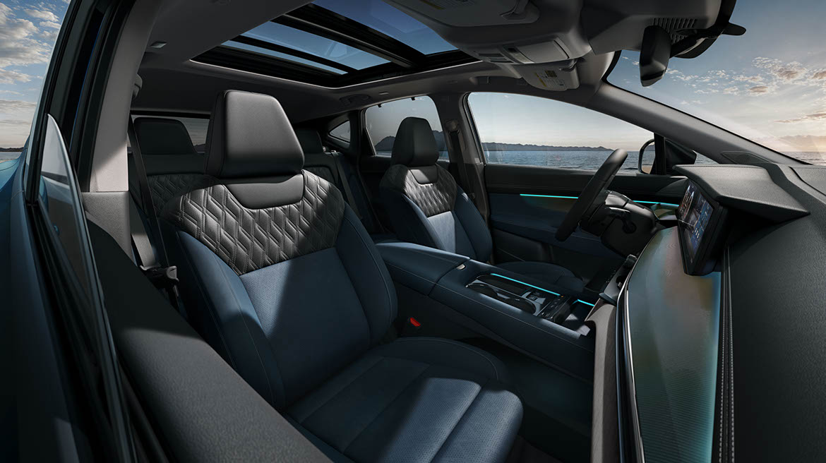 interior of a new nissan vehicle