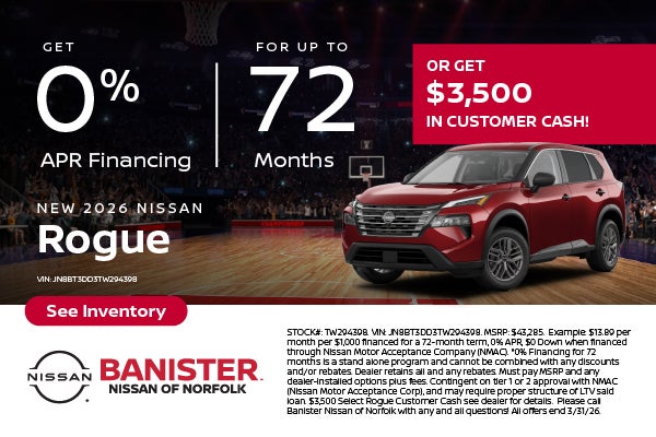 New 2026 Nissan Rogue