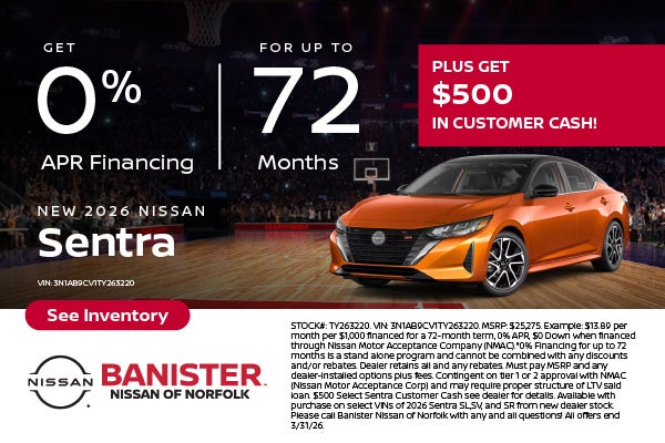 New 2026 Nissan Sentra